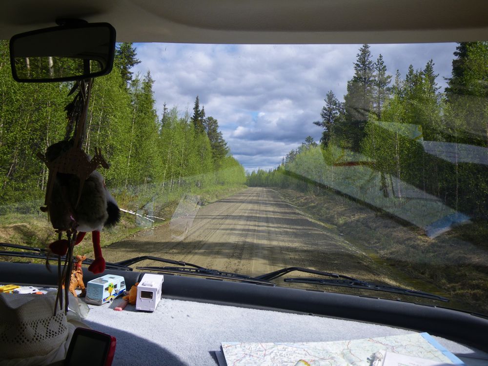 Finlande - Piste entre Kittilä et Pokka
