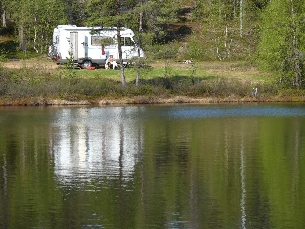 Finlande - Dernier bivouac au nord du lac Inari