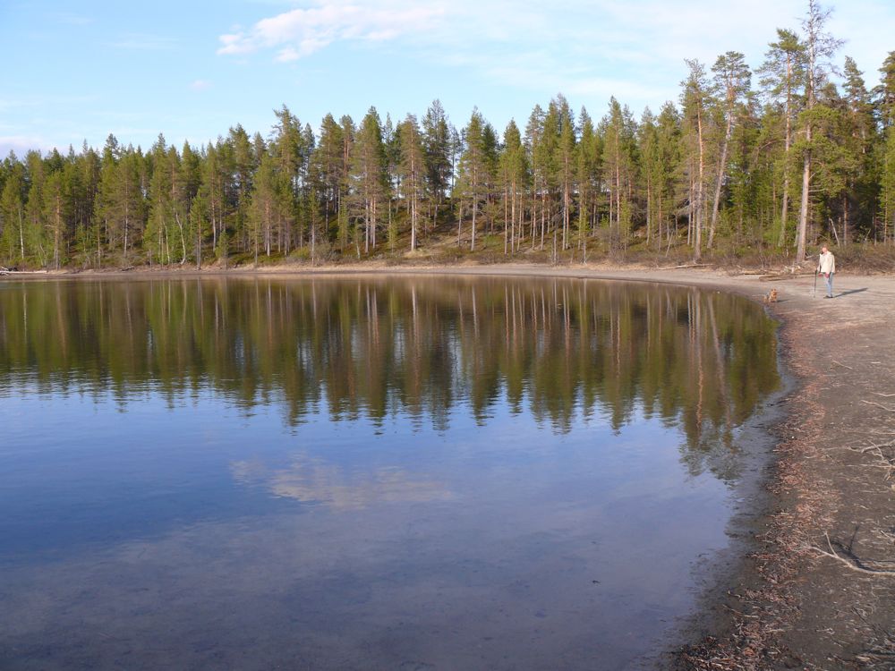 Finlande - Dernier bivouac au nord du lac Inari