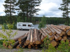 Suède - Troisième bivouac après Falun