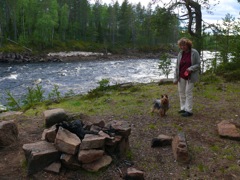 Finlande - Premier bivouac près de Maijanen