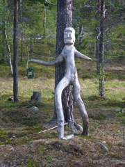 Finlande - Sculpture en bois