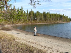 Finlande - Dernier bivouac au nord du lac Inari