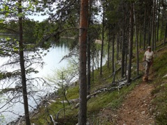 Finlande - Dernier bivouac au nord du lac Inari