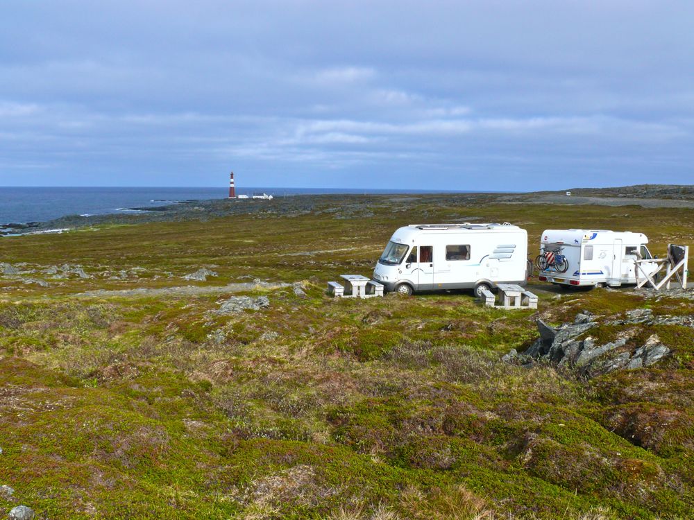 Norvège - Bivouac au phare de Slettnes