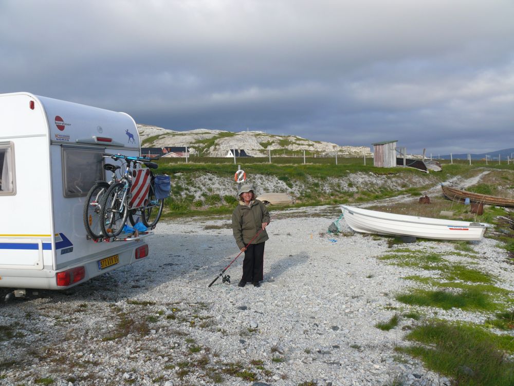 Norvège - Bivouac sur la route de Borselv