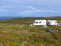 Norvège - Bivouac au phare de Slettnes