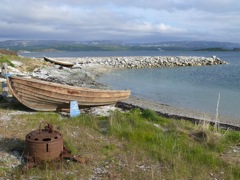 Norvège - Bivouac sur la route de Borselv