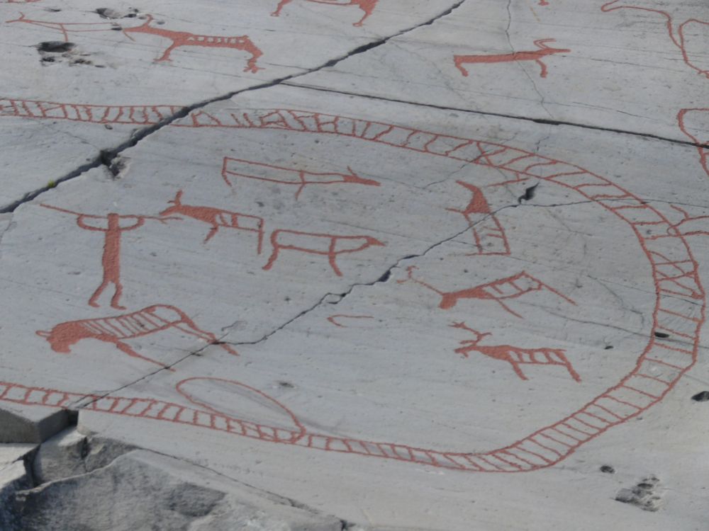 Norvège : Alta, gravures rupestres