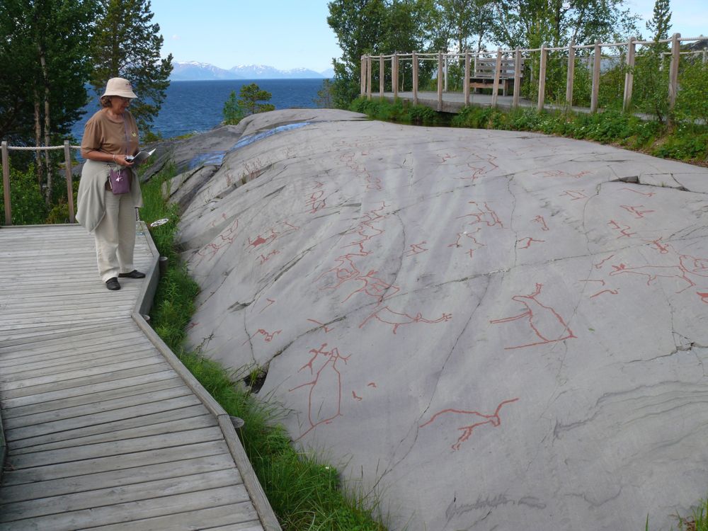 Norvège : Alta, gravures rupestres