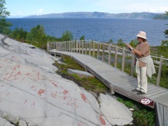 Norvège : Alta, gravures rupestres