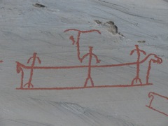 Norvège : Alta, gravures rupestres