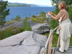 Norvège : Alta, gravures rupestres
