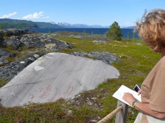 Norvège : Alta, gravures rupestres
