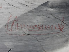 Norvège : Alta, gravures rupestres
