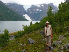 Norvège : rando vers le glacier de Jokelfjord
