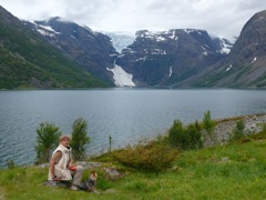 Norvège : rando vers le glacier de Jokelfjord