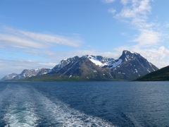 Norvège : sur le ferry  d'Arnoya