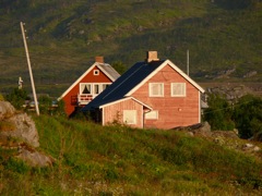 Norvège : Arnoya - Arviksand au soleil de minuit