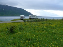 Norvège : Arnoya - bivouac à Akkarvik