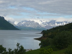 Norvège : Glaciers du Lingen