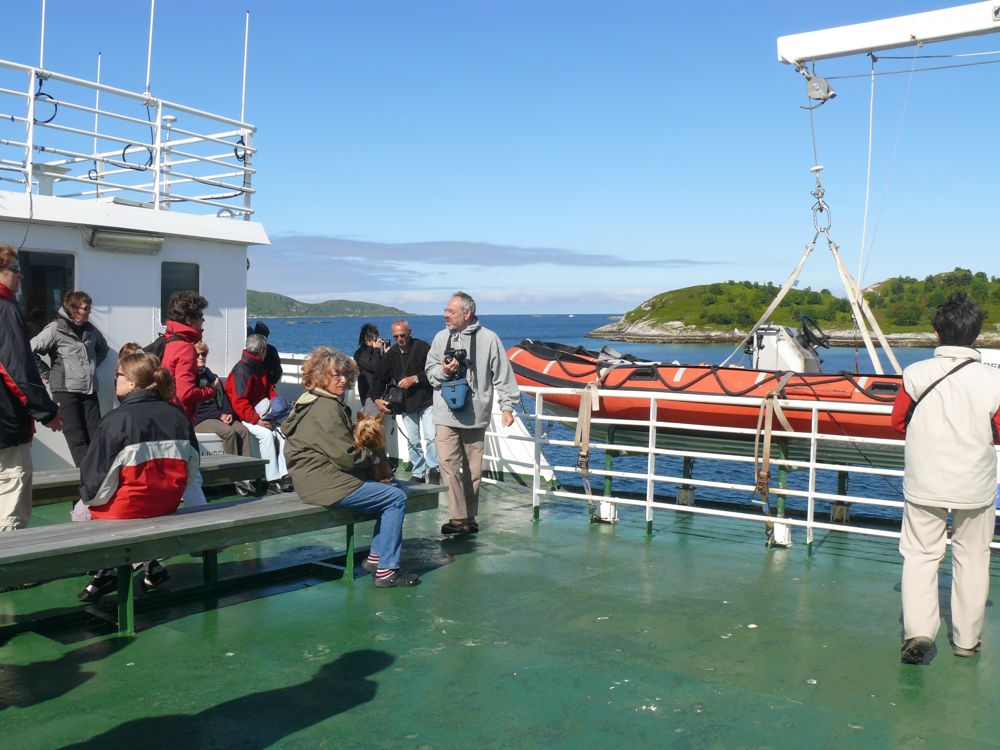 Norvège : sur le ferry