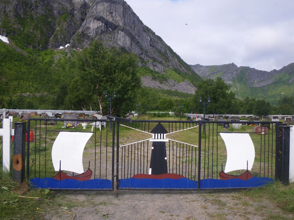 Norvège : Cimetière marin