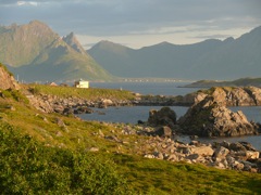 Norvege : bivouac à  Nyksund