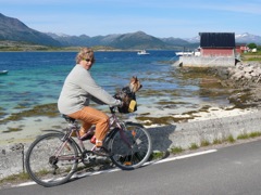 Norvege : rando vélo à Rinoyvag
