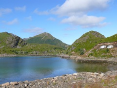 Norvege : bivouac à Skarvagen