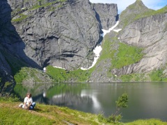 Norvège : Reine rando au lac