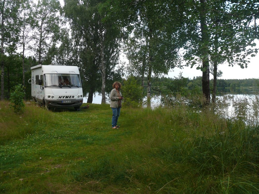 Suède - Bivouac route de Horle