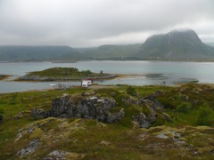 Norvège ; Bivouac à Malnes