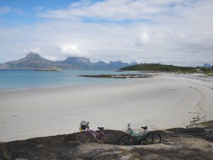 Norvège ; Korsnes rando en vélo