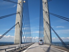 Pont reliant la Suède au Danemark